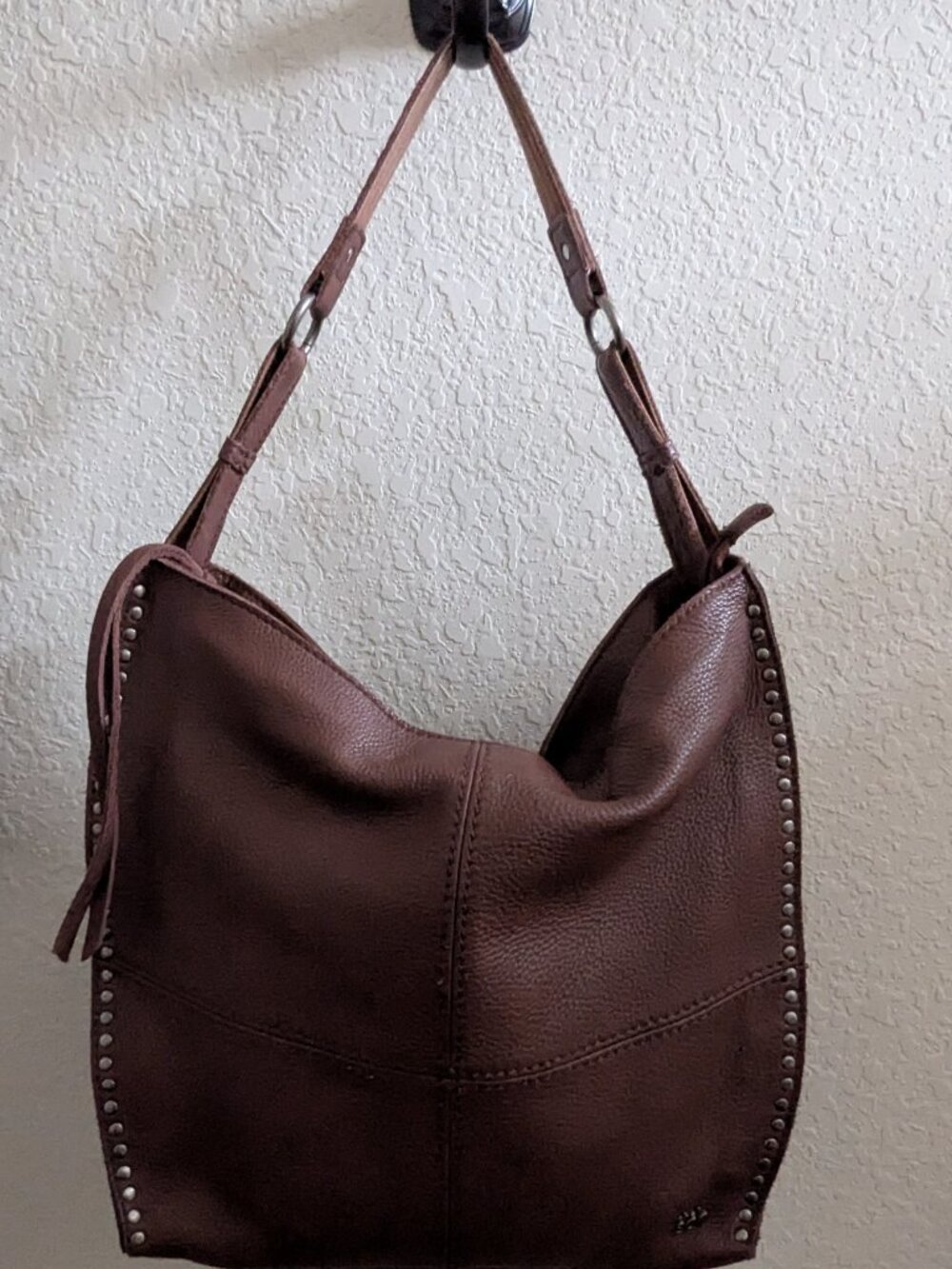 The Sak Silverlake Brown Leather Hobo Shoulder Bag - Picture 6 of 8